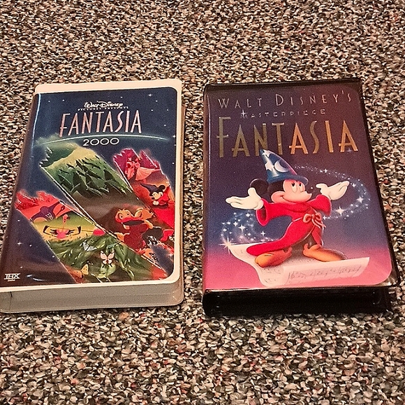 Disney's Masterpiece Fantasia & Fantasia 2000 VHS Excellent Condition - Picture 4 of 12